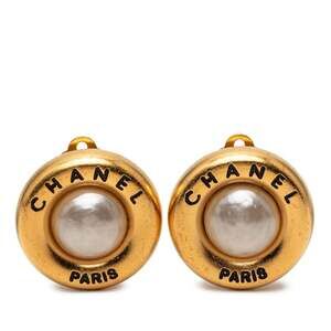 Chanel Clip-On Earrings Pearl #246863C68B